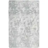 vidaXL Tapis Shaggy à poils longs NAVARRA gris argenté 130x200 cm