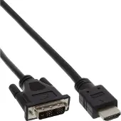 InLine câble vidéo/audio - HDMI / DVI - 2 m
