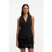 BOSS Gilet en crêpe stretch