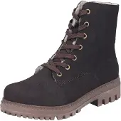 Rieker Bottes lacées Y762225 Y76 pour femmes, couleur marron, style décontracté