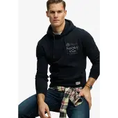 Superdry Sweat-shirt '1954 COMPANY' bleu marine / bleu pastel