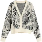 Desigual Cardigan 'M. C. Lacroix' mélange de couleurs / blanc