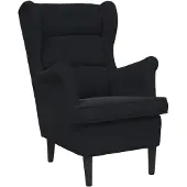 vidaXL Fauteuil Noir 71 x 92 x 91 cm Velours