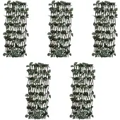 vidaXL Garden Slat Arbeit 5 St. mit künstlichen Blättern 180x90 cm Meadow