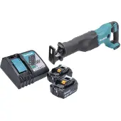 Makita DJR 186 RF Scie sabre sans fil 18 V + 2x Batteries 3,0 Ah + Chargeur