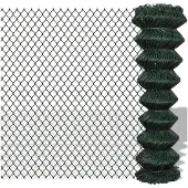 vidaXL -Netzzaun 1.5x15 m Stahlgrün