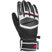 Reusch Gants de sport 'Mastery' gris clair / rouge / noir