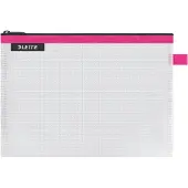 Leitz 4025-00-23 Pochette à fermeture éclair WOW Traveller, taille M, rose