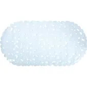 Overig MSV TAPIS DE BAIN PVC GALETS 68X35CM BLANC