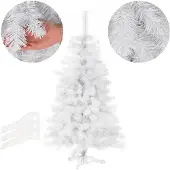 Springos Arbre de Noël sapin blanc 150 cm