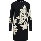 Object Robes en maille 'OBJRAY' noir / blanc