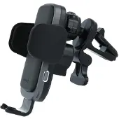 Swissten Car Holder avec chargeur sans fil, Adaptateur pour véhicule, Noir