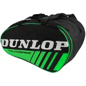 Dunlop Sac de raquettes Intro, noir et vert