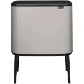 Brabantia - Poubelle tactile Bo, 36 litres, gris clair