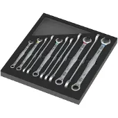 Wera 05150125001 Jeu De 12 Pièces 9735 6007 Joker Set 1 Jeu De Clés À Cliquet Et À Douille Dans Un Insert En Mousse - 8-19 Mm