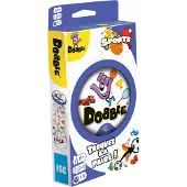 Asmodee Jeu de sport ZYGOMATIC Dobble - Jeu d'observation et de réflexes - Pour toute la famille et les amis - À partir de 6 ans - De 2 à 8 joueurs - Boîte en métal