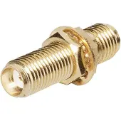 Bkl Electronic Adaptateur SMA femelle vers SMA femelle, Câble + prise électronique, Or