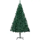 vidaXL Arbre de Noël artificiel avec branches épaisses vert 180 cm PVC