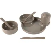 Dantoy Tiny Bio Dinner Giftset set de repas Mocca