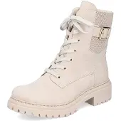Rieker Bottines à lacets beige