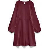 Vero Moda Miro Long Sleeve Short Dress Rouge M Femme