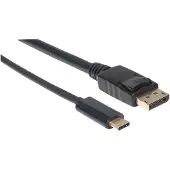 Manhattan Manha-152471 Displayport To Usb-c Cable Argenté
