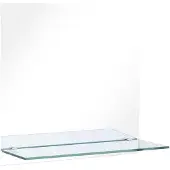 vidaXL Miroir mural avec étagère 60x60 cm Verre trempé