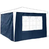 Relaxdays Panneau Latéral De Pavillon De Jardin Lot De 2 Parois Fenêtres