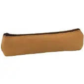 Oxford Trousse ELBA - 1 compartiment - 19 cm - Beige - Collège et lycée - Enfant garçon / fille