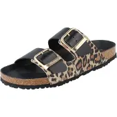 Tamaris Mule beige foncé / noir