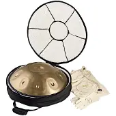Meinl Sonic Energy Handpan Stainless Steel Vintage Gold D Amara