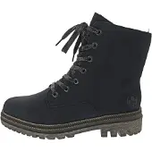 Rieker Damen Stiefel gefüttert Blau Y7622-14
