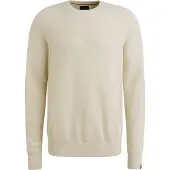 PME Legend Pull-over 'Pullover in cotton/modal' blanc cassé