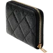 GUESS Femmes, Portefeuille, Libby SLG Zip Around Wallet, Noir