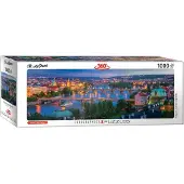 Eurographics Puzzle panoramique Prague, République tchèque 1000 pièces