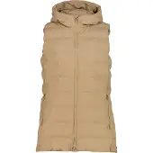 CMP Doudoune sans manches à capuche zippée femme