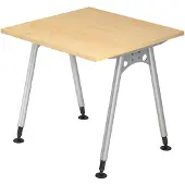 Hjh OFFICE PRO Bureau à hauteur réglable VAS (80 x 80 x 76 cm)