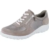 Waldlaufer Baskets basses 'Havy Soft' taupe / gris argenté