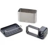 Joseph Joseph Rangement d'évier - - Surface - Inox - Noir - Gris anthracite