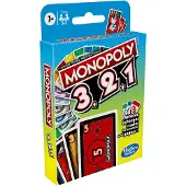 Hasbro Jeu de cartes Monopoly 3,2,1