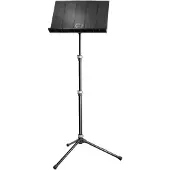 K&M 12125 Folding Orchestra Music Stand Black