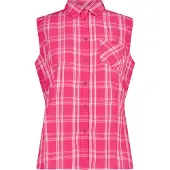 CMP Chemise carreaux sans manches femme
