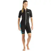Cressi Shorty Femme à Manches Courtes Lido 2 Mm