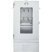 vidaXL Fumoir avec table Acier galvanisé