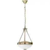 Eglo Savoy, Fixe, Bronze, Blanc, Métal, Verre, IP20