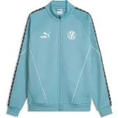 Puma Vestes d’entraînement 'Olympique de Marseille King Anthem' bleu clair / noir / blanc