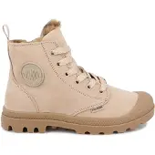 Palladium Bottines à lacets 'PAMPA' sable