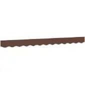 vidaXL Volant de store brun 3,5 m