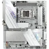 Gigabyte Carte mère X870 AORUS TACHYON ICE – Compatible avec les processeurs AMD Ryzen 9000, système VRM numérique 18+2+2 phases, jusqu'à 9600 MHz