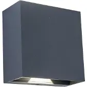 Lutec Applique d'extérieur noire réglable encastrée LED 10W GEMINI